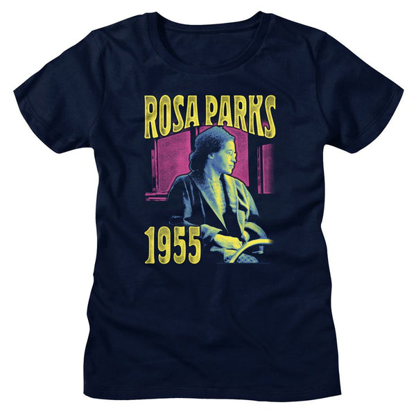 Rosa Parks - Bright Womens T-Shirt - HYPER iCONiC.