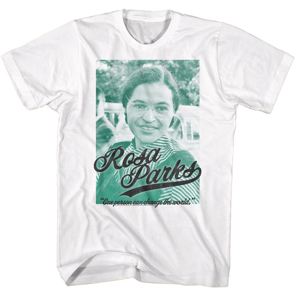 Rosa Parks - One Person Can T-Shirt – HYPER iCONiC.