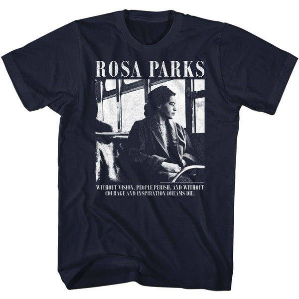 Rosa Parks - Vision And Courage T-Shirt - HYPER iCONiC.