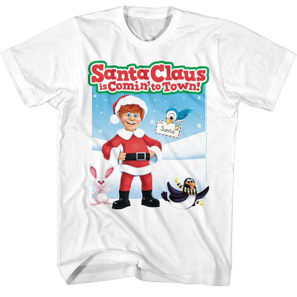 Santa Claus Is Coming To Town - Santa Characters Boyfriend Tee - HYPER iCONiC.