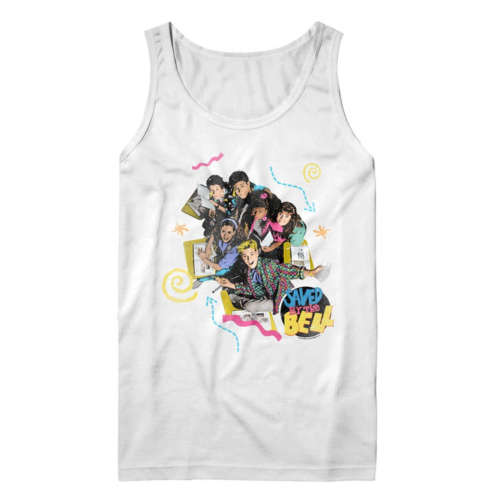 Saved By The Bell Classroom Hijinx Tank Top - HYPER iCONiC.