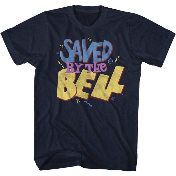 Saved By The Bell Faded Squiggles T-Shirt - HYPER iCONiC