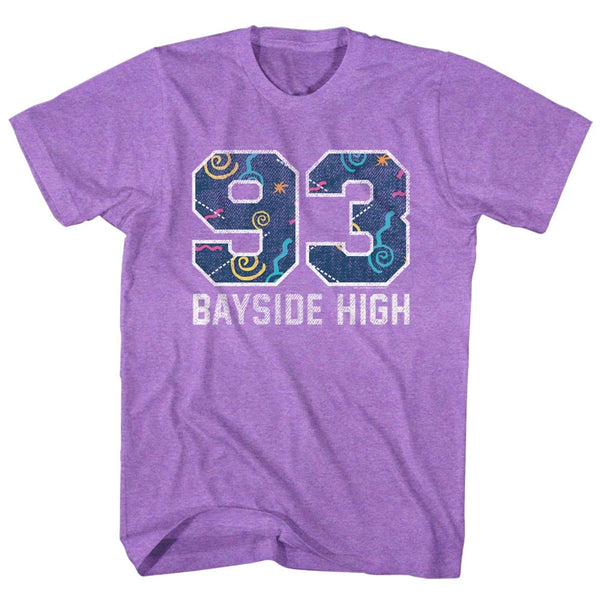 Saved By The Bell Pattern Varsity Boyfriend Tee - HYPER iCONiC.