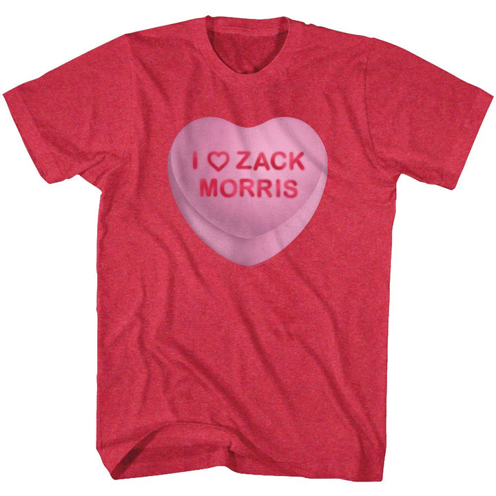 Saved By The Bell Zack Candy Heart Boyfriend Tee - HYPER iCONiC.