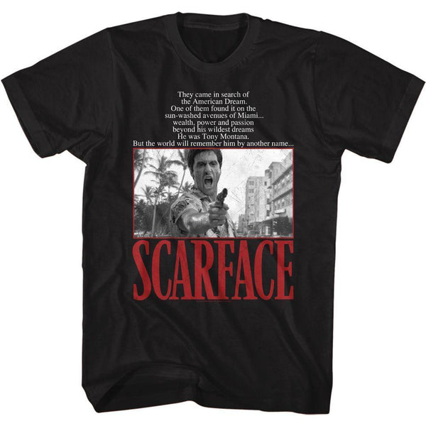 Scarface American Dream Quote Boyfriend Tee - HYPER iCONiC
