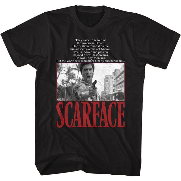 Scarface American Dream Quote T-Shirt - HYPER iCONiC