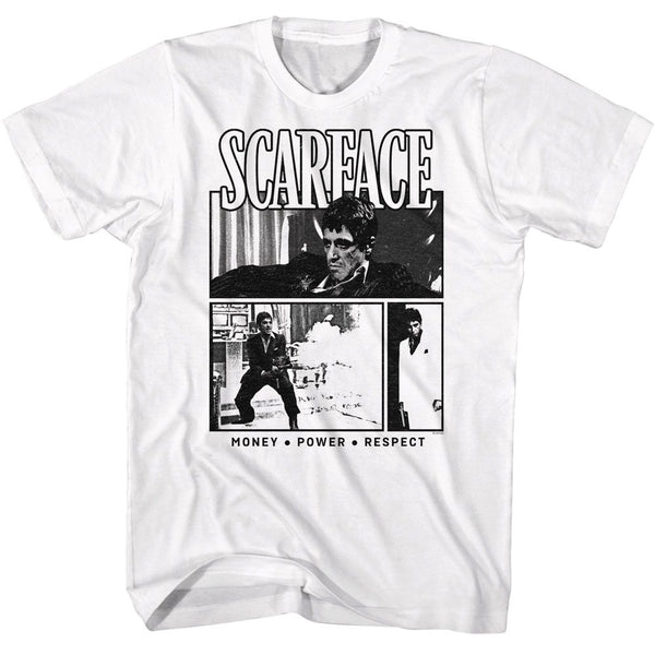 Scarface - Comic Background T-Shirt - HYPER iCONiC.