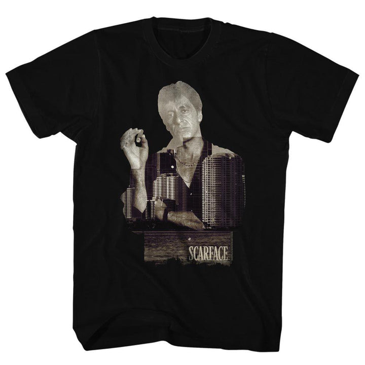 Scarface Double Expose T-Shirt - HYPER iCONiC