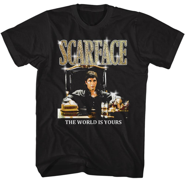 Scarface - Gold Logo Boyfriend Tee - HYPER iCONiC.