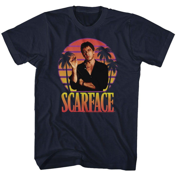 Scarface Miami Sunset T-Shirt - HYPER iCONiC