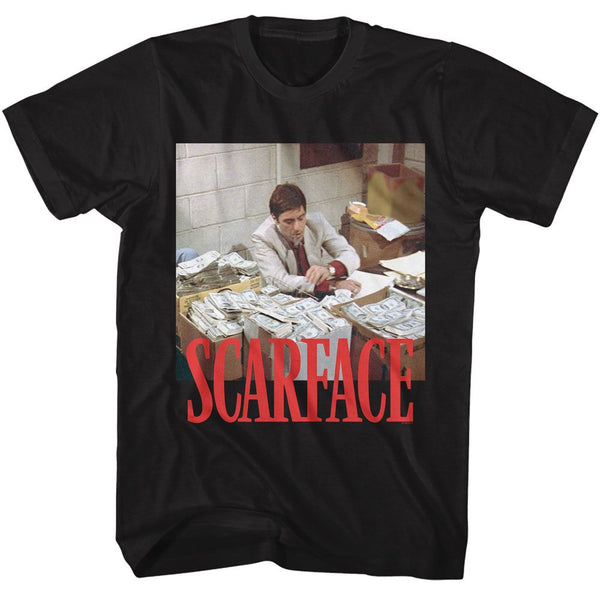 Scarface - Money Stacks Boyfriend Tee - HYPER iCONiC.