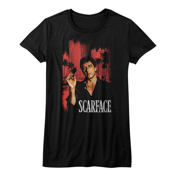 Scarface Rd Cityscape Womens T-Shirt - HYPER iCONiC
