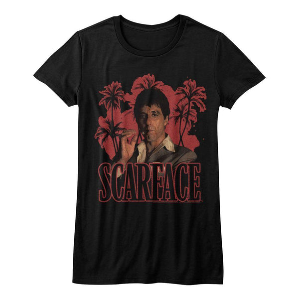 Scarface Rd Palms Womens T-Shirt - HYPER iCONiC
