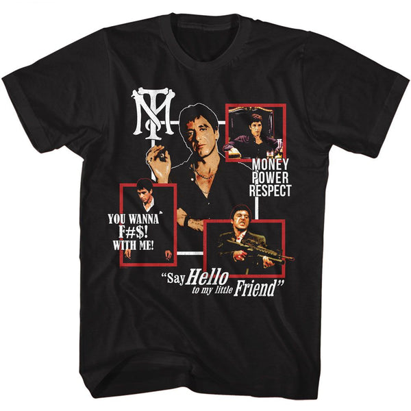 Scarface - Scarface Box Collage Boyfriend Tee - HYPER iCONiC.