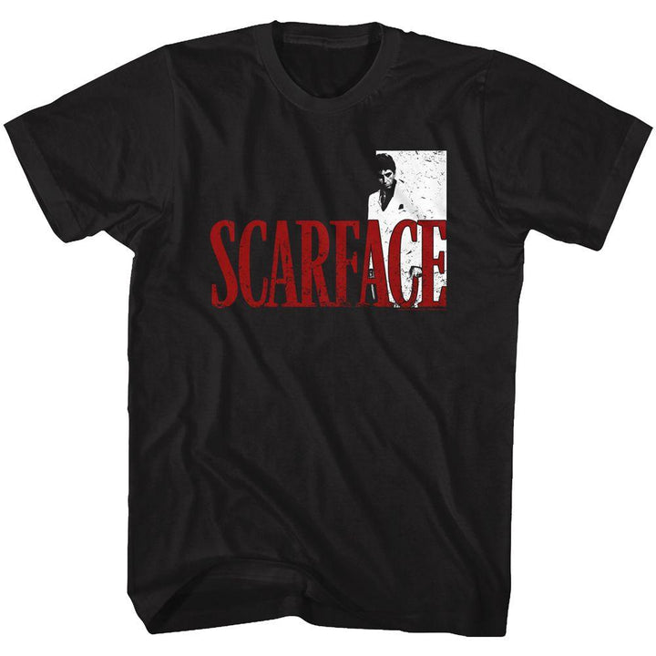 Scarface Sfredwht T-Shirt - HYPER iCONiC