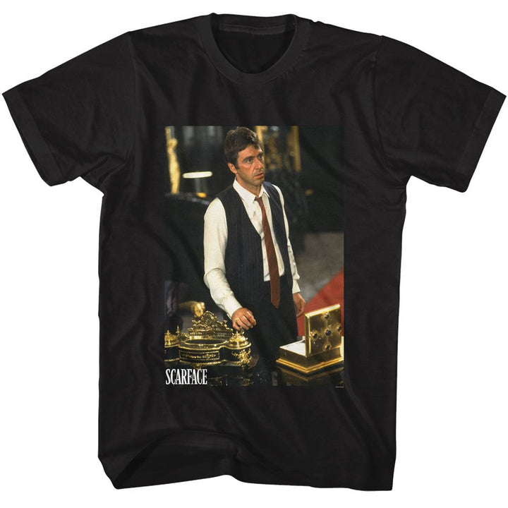 Scarface - Tony At His Desk Boyfriend Tee - HYPER iCONiC.