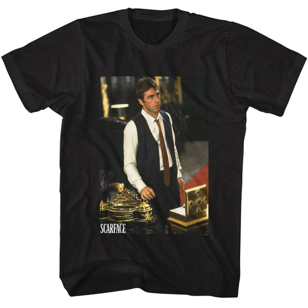 Scarface - Tony At His Desk T-Shirt - HYPER iCONiC.