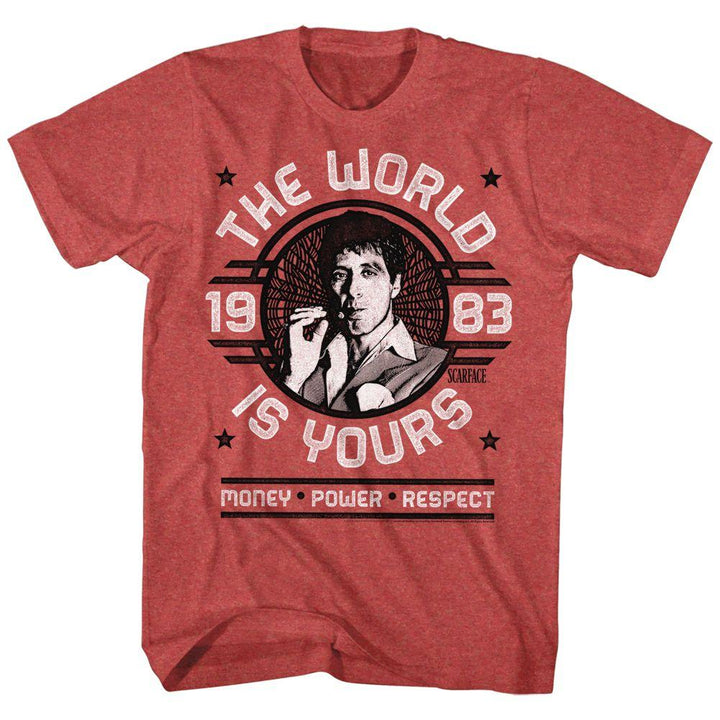Scarface World Is Yours Emblem T-Shirt - HYPER iCONiC
