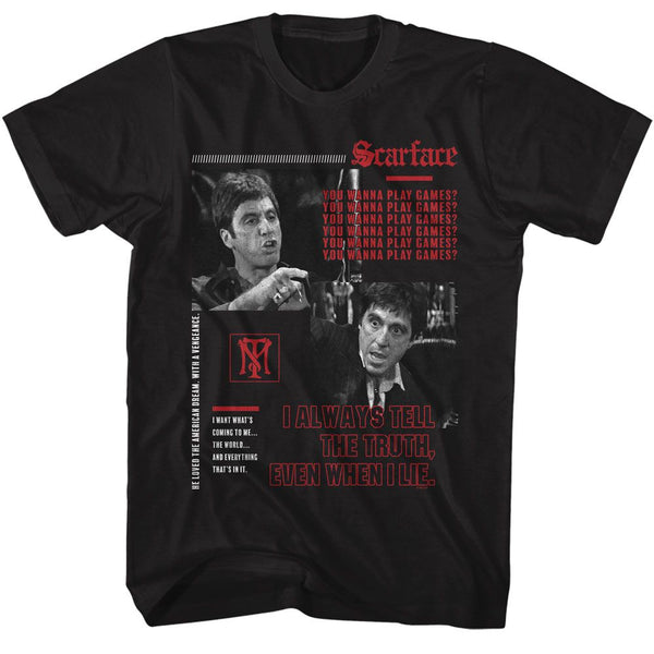 Scarface - You Wanna Play Games T-Shirt - HYPER iCONiC.