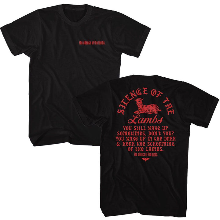 Silence Of The Lambs - Silence Lamb Front And Back T-Shirt - HYPER iCONiC.