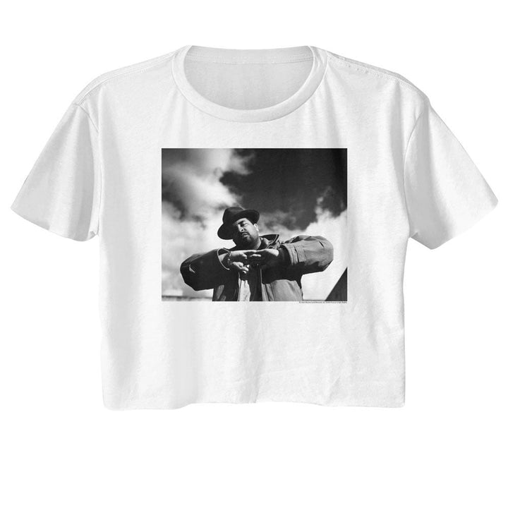 Sir Mix A Lot - BW Clouds Womens Crop Tee - HYPER iCONiC.