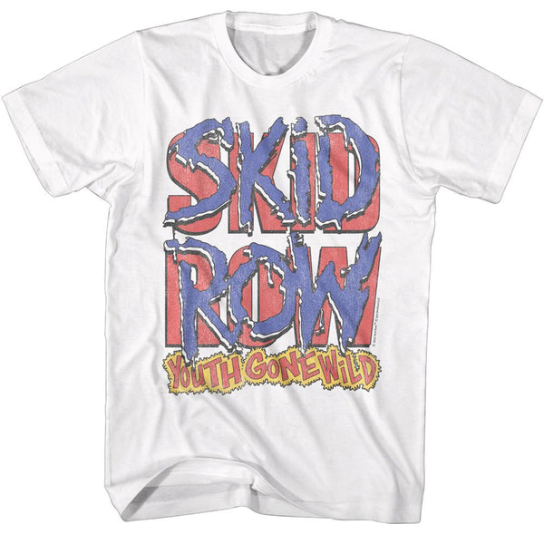 Skid Row- Logo And YGW Boyfriend Tee - HYPER iCONiC.