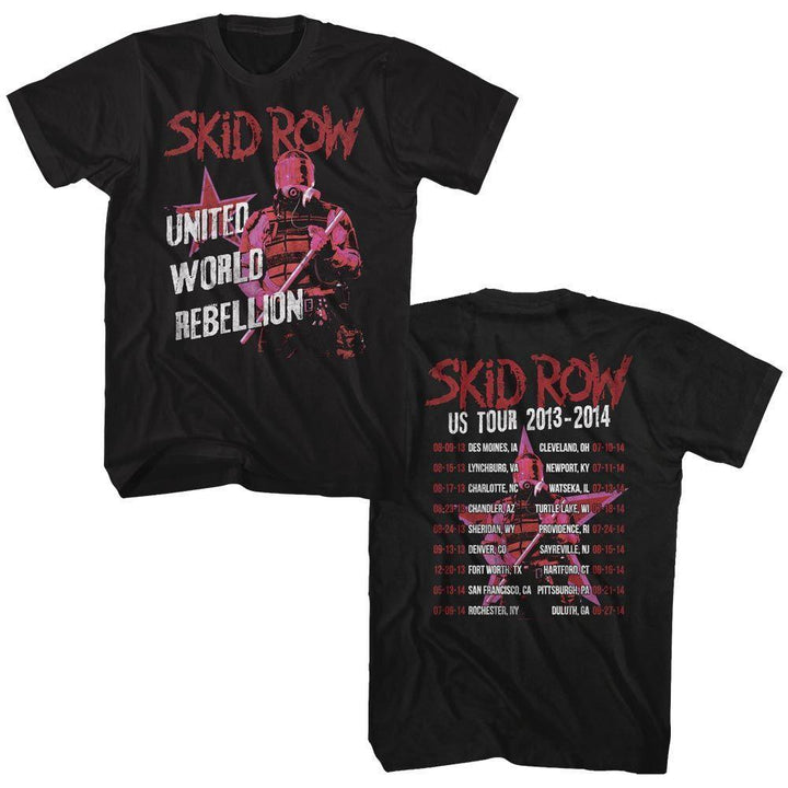 Skid Row UWR Tour 2013-14 Boyfriend Tee - HYPER iCONiC