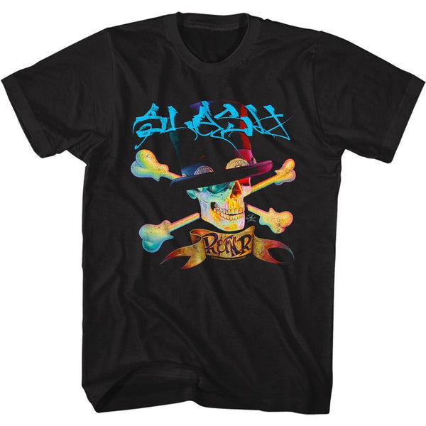 Slash Skull&Bones&Hat T-Shirt - HYPER iCONiC