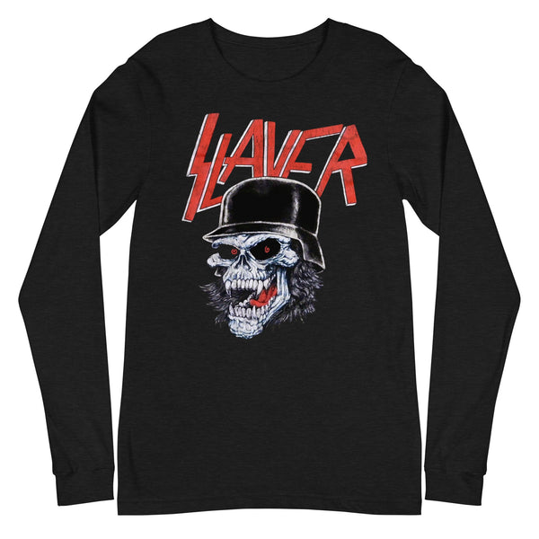 Slayer Helmet Skull Long Sleeve T-Shirt - HYPER iCONiC.