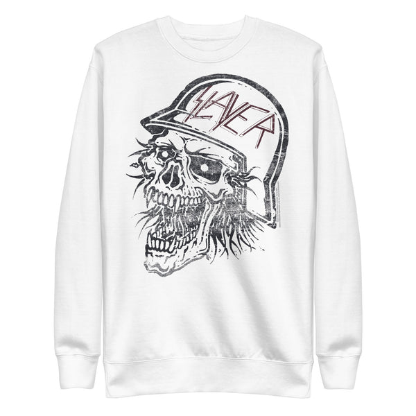 Slayer Stamped Skull Sweatshirt - HYPER iCONiC.