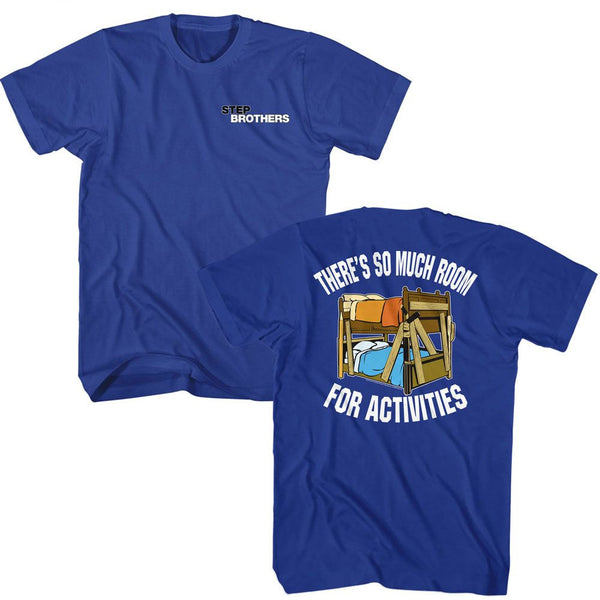 Step Brothers - Activities Front Back T-Shirt - HYPER iCONiC.
