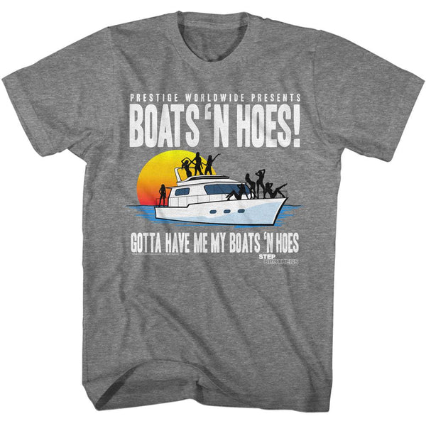 Step Brothers - Boat With Saucy Gals Boyfriend Tee - HYPER iCONiC.