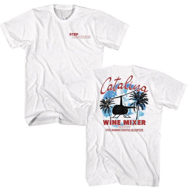 Step Brothers - Catalina Wine Mixer Front Back Boyfriend Tee - HYPER iCONiC.