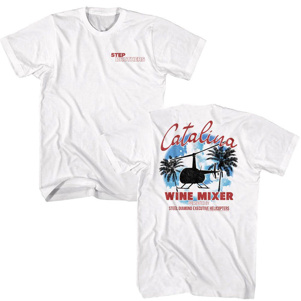 Step Brothers - Catalina Wine Mixer Front Back T-Shirt - HYPER iCONiC.
