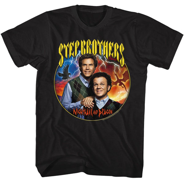 Step Brothers - Nighthawk And Dragon Boyfriend Tee - HYPER iCONiC.