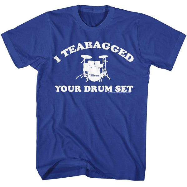Step Brothers - Teabagged Drum Set T-Shirt - HYPER iCONiC.