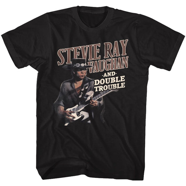 Stevie Ray Vaughan - Double Trouble Boyfriend Tee - HYPER iCONiC.