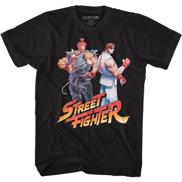 Street Fighter Aku Ryu Logo T-Shirt - HYPER iCONiC