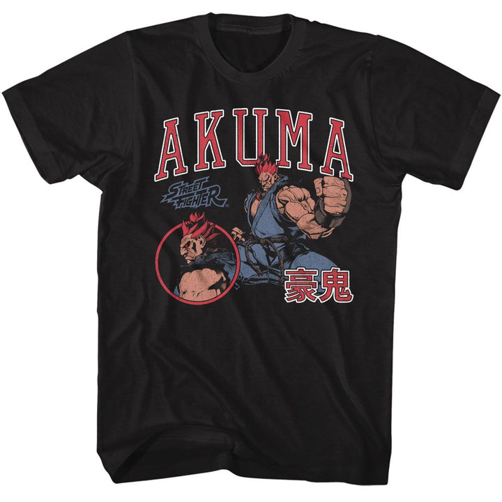 Street Fighter - Akuma Varsity T-Shirt - HYPER iCONiC.