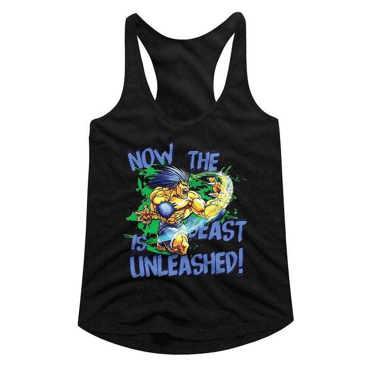 Street Fighter Beast Unleashed Womens Racerback Tank - HYPER iCONiC