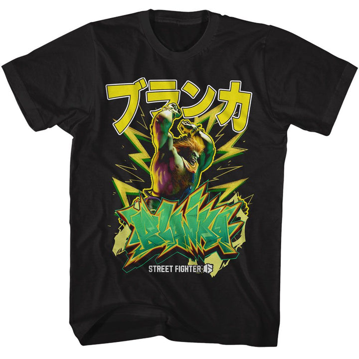 Street Fighter - Blanka Graffiti Boyfriend Tee - HYPER iCONiC.