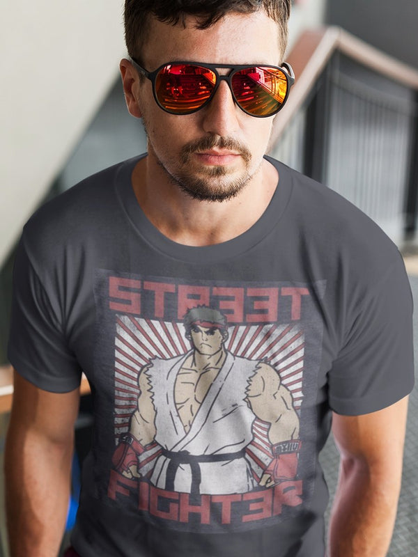 Street Fighter Block Print T-Shirt - HYPER iCONiC.