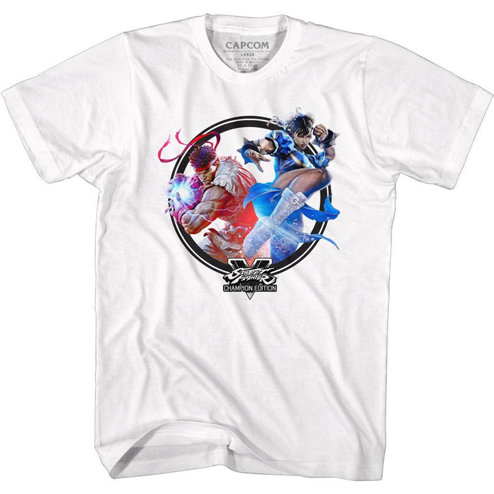 Street Fighter Champion Circle T-Shirt - HYPER iCONiC