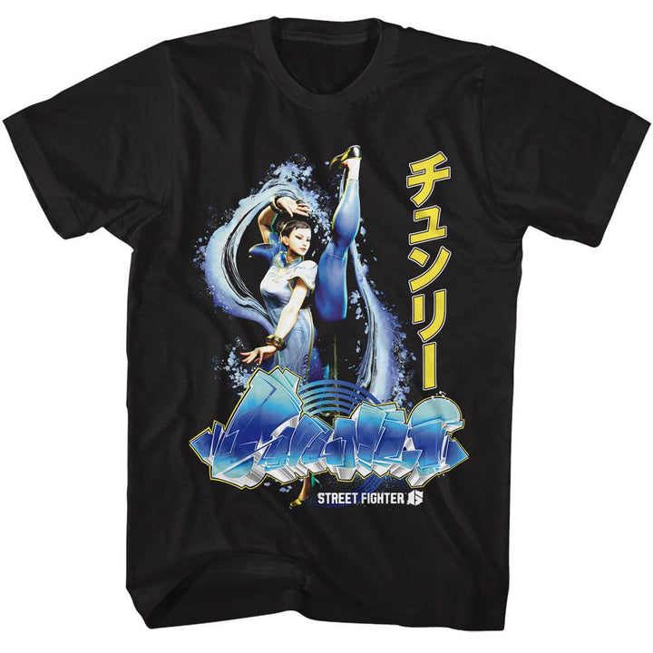 Street Fighter - Chun Li Graffiti Boyfriend Tee - HYPER iCONiC.