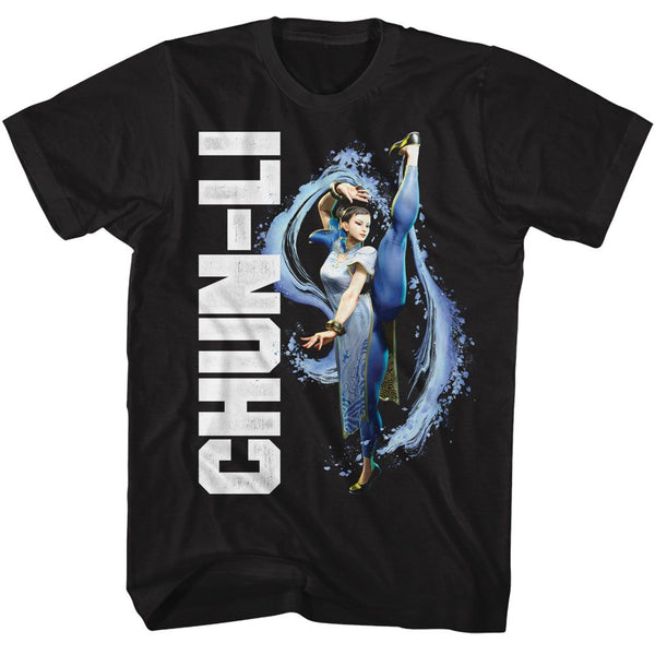 Street Fighter - Chun Li Splatter Kick T-Shirt - HYPER iCONiC.