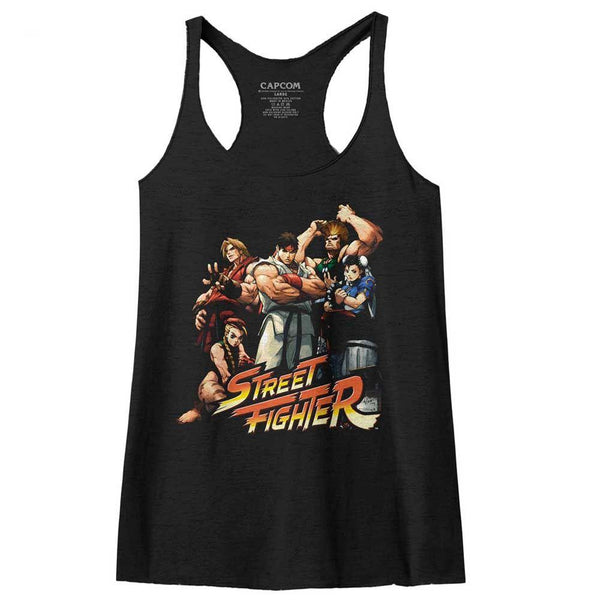 Street Fighter Coolkids Womens Racerback Tank - HYPER iCONiC
