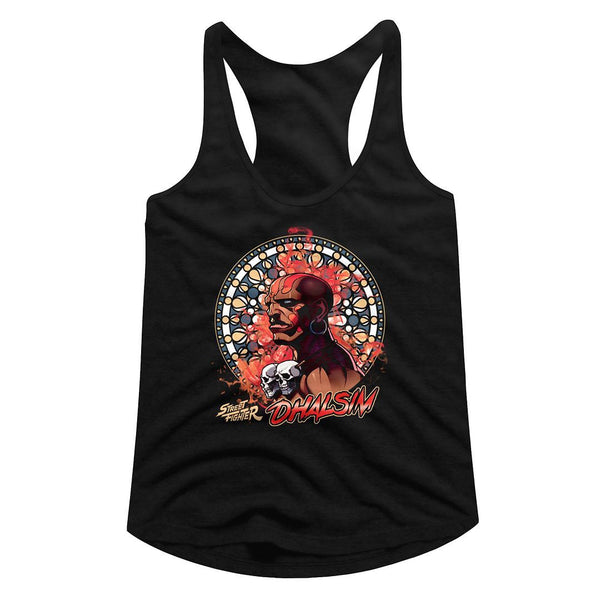 Street Fighter Dhalsim Womens Racerback Tank - HYPER iCONiC