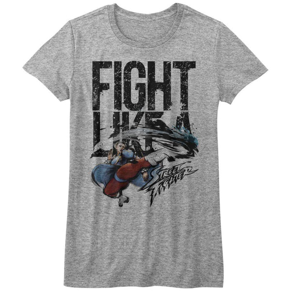 Street Fighter Fight Like A Womens T-Shirt - HYPER iCONiC