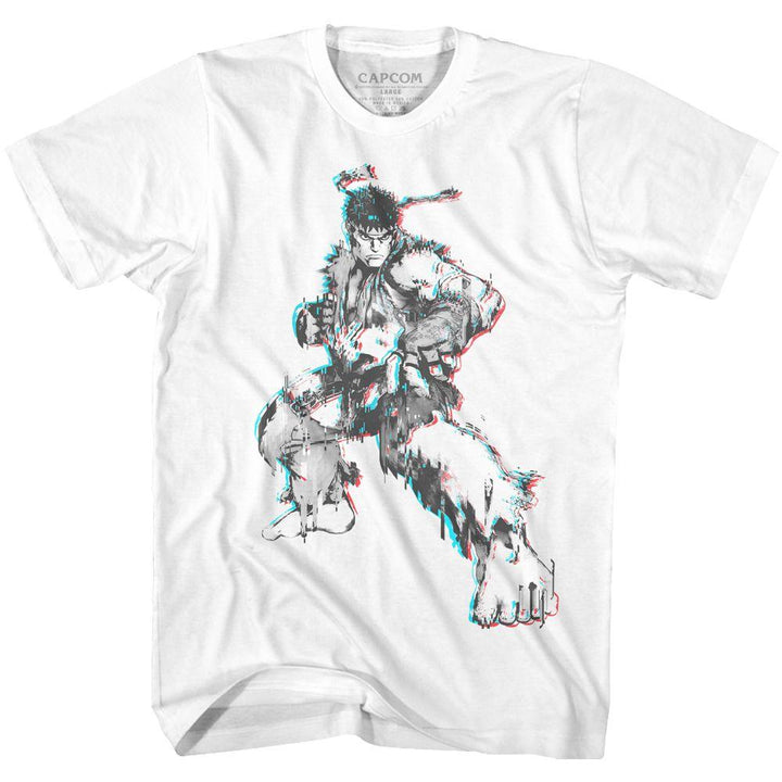 Street Fighter Glitch Fighter T-Shirt - HYPER iCONiC