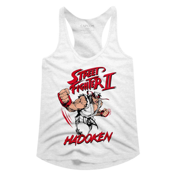 Street Fighter Hadoken Womens Racerback Tank - HYPER iCONiC